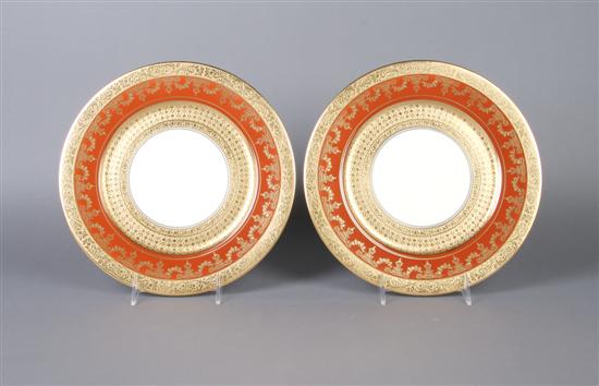 Appraisal: A Group of Twelve Czechoslovakian Plates Diameter inches