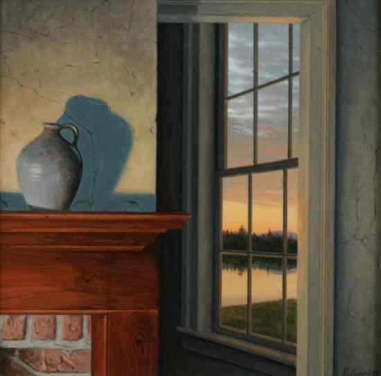 Appraisal: EDWARD GORDON American b NOVEMBER SKY signed lower right also