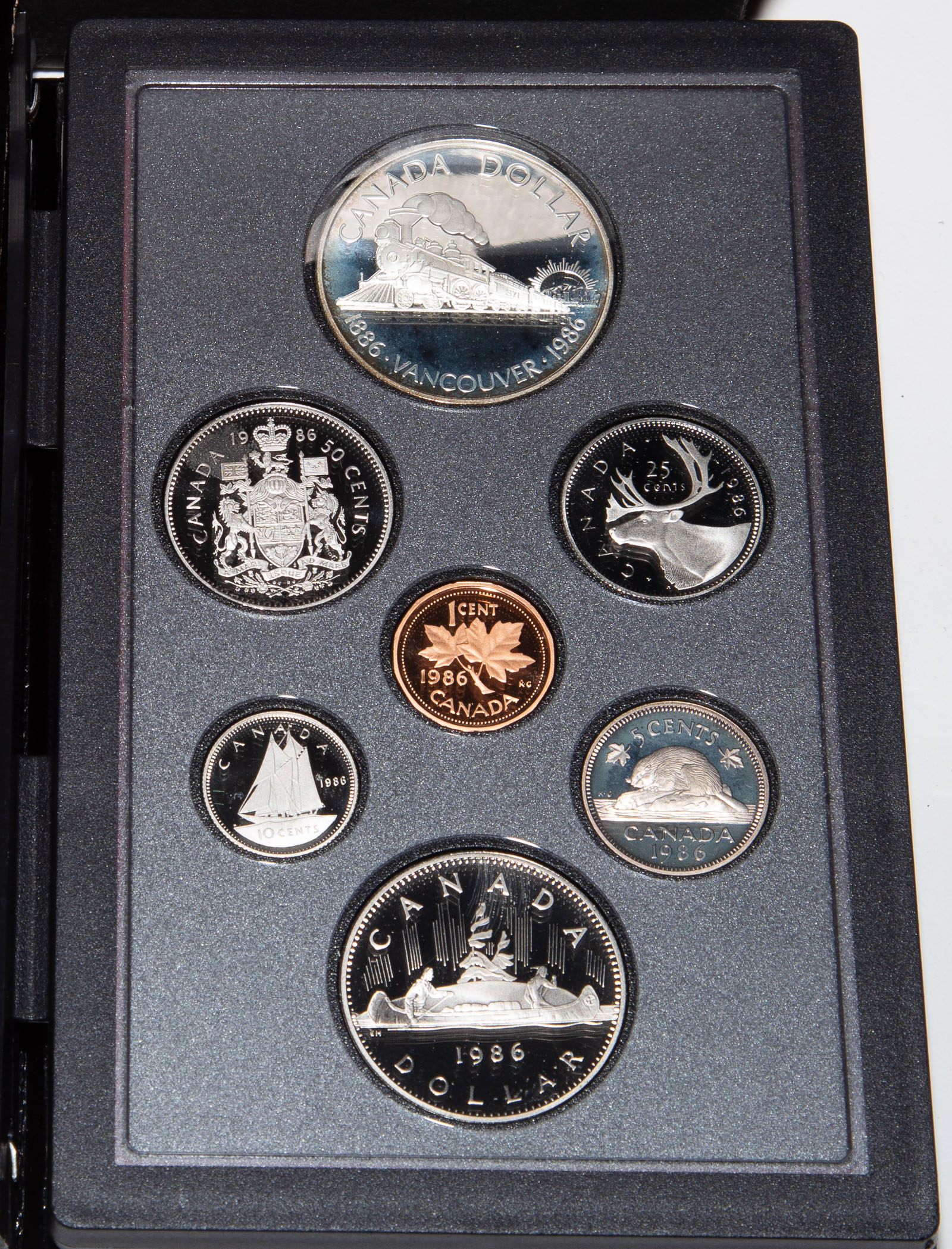 Appraisal: FOUR ROYAL CANADIAN PROOF SETS - - - All sets