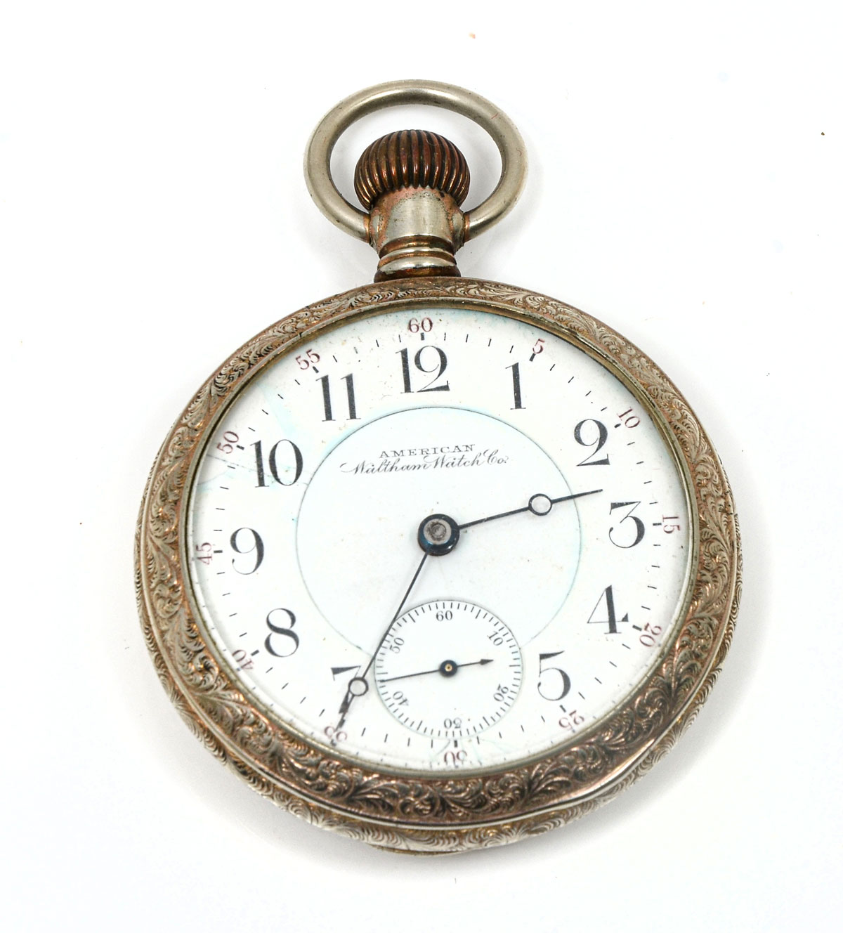 Appraisal: WILLIAM CABOT JR'S WALTHAM POCKET WATCH This currently working size