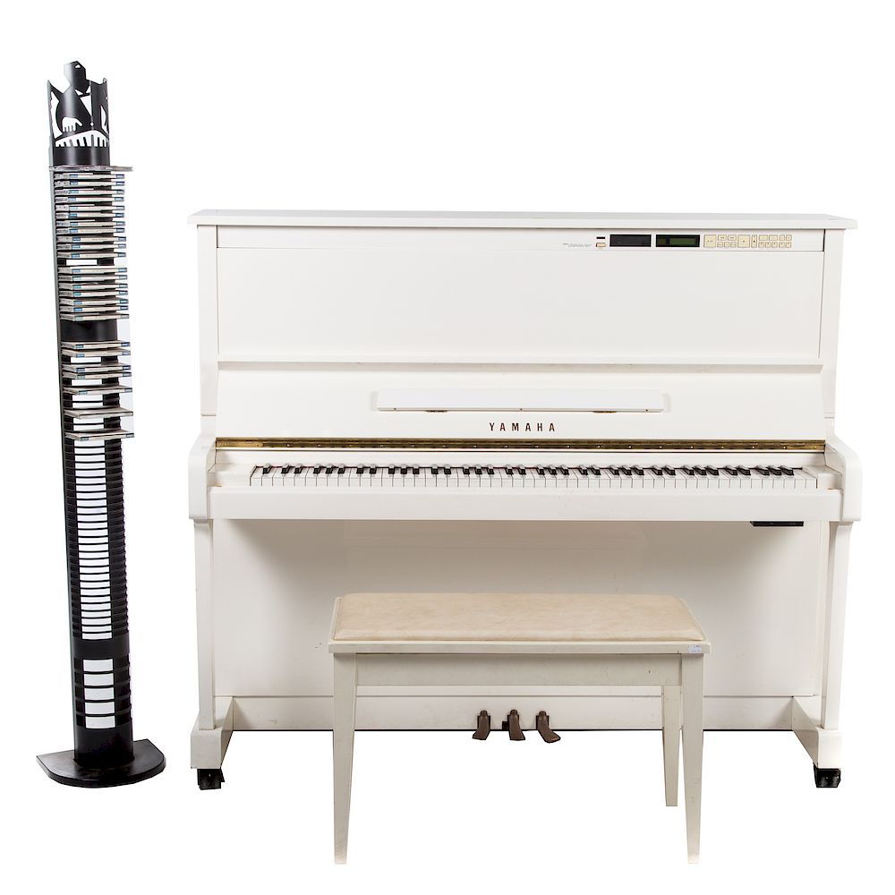 Appraisal: Yamaha Upright Disklavier Player Piano Model MX B Serial white