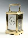 Appraisal: CARRIAGE CLOCK - Late th c French made hour repeater