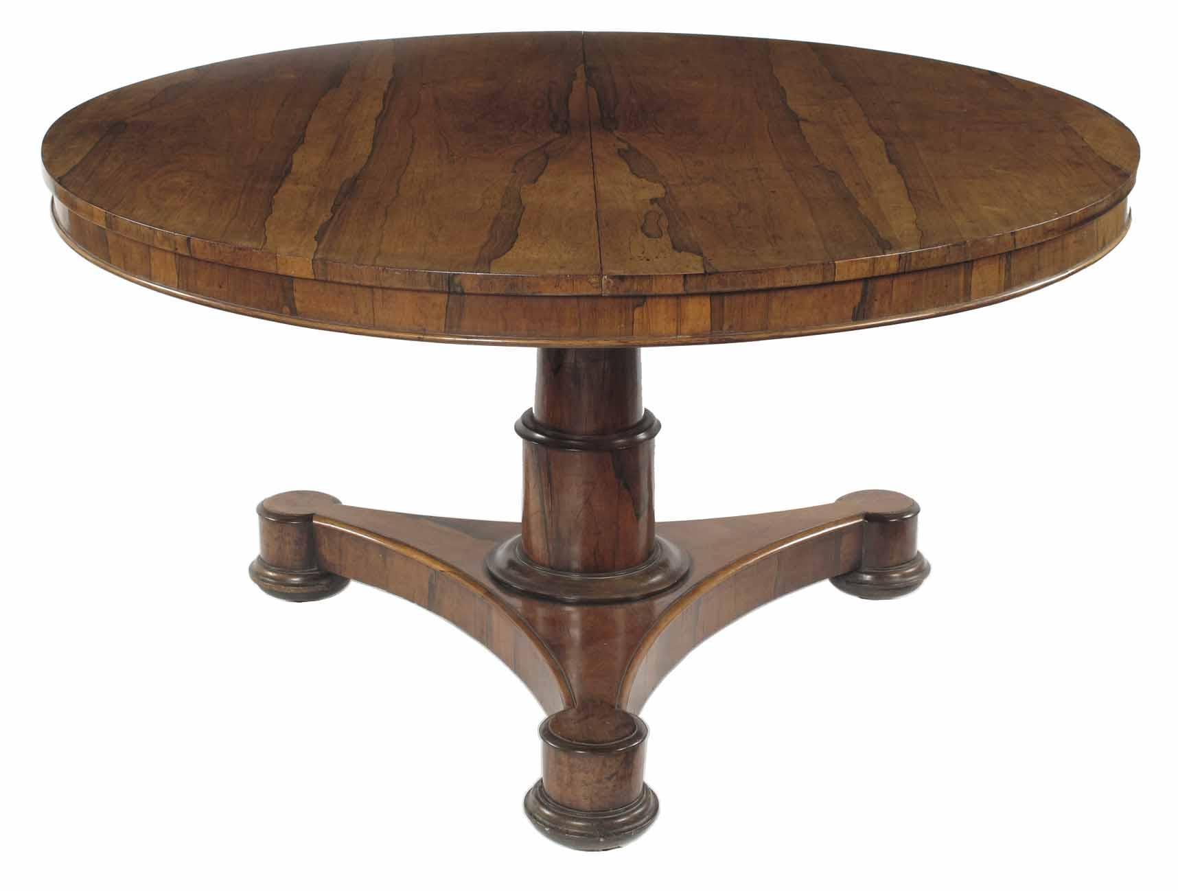 Appraisal: An early Victorian rosewood centre table