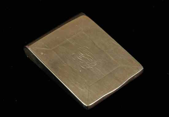 Appraisal: K YELLOW GOLD MATCH BOOK COVER Retailed by A R