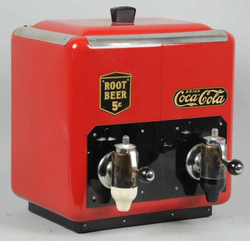 Appraisal: Beautiful Unused Multiplex Coca-Cola Dispenser s Complete with a carbonator