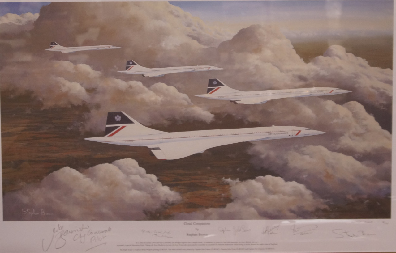 Appraisal: After Steven Brown 'Cloud Companions' study of four Concorde aircraft