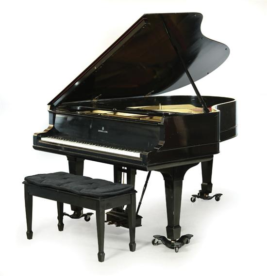 Appraisal: PARLOR GRAND PIANO Steinway New York Model A sn ebonized