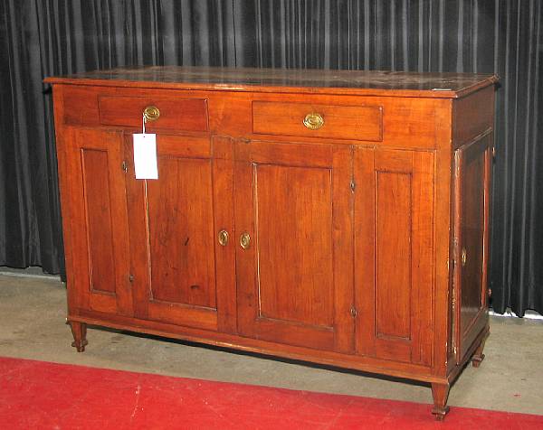 Appraisal: An American cherry sideboard early th century height in width