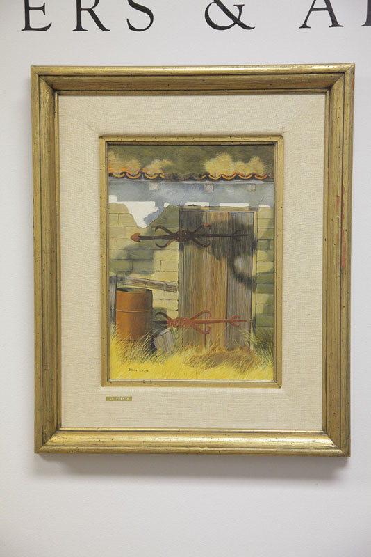 Appraisal: 'LA PUERTA'' BY BRUCE GLEN ENGLISH AMERICAN TH CENTURY Tempera