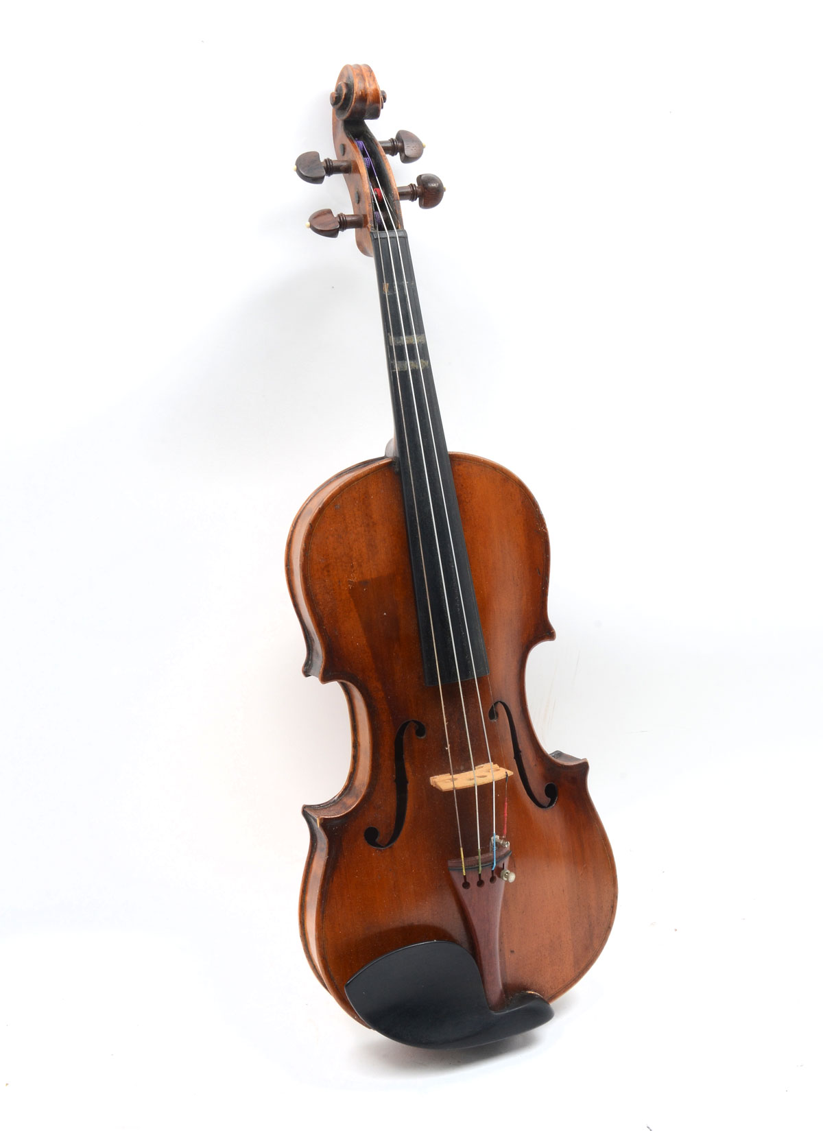 Appraisal: BURLWOOD BACK BEIDERMANN SIGNED VIOLIN Hand crafted Burlwood back violin