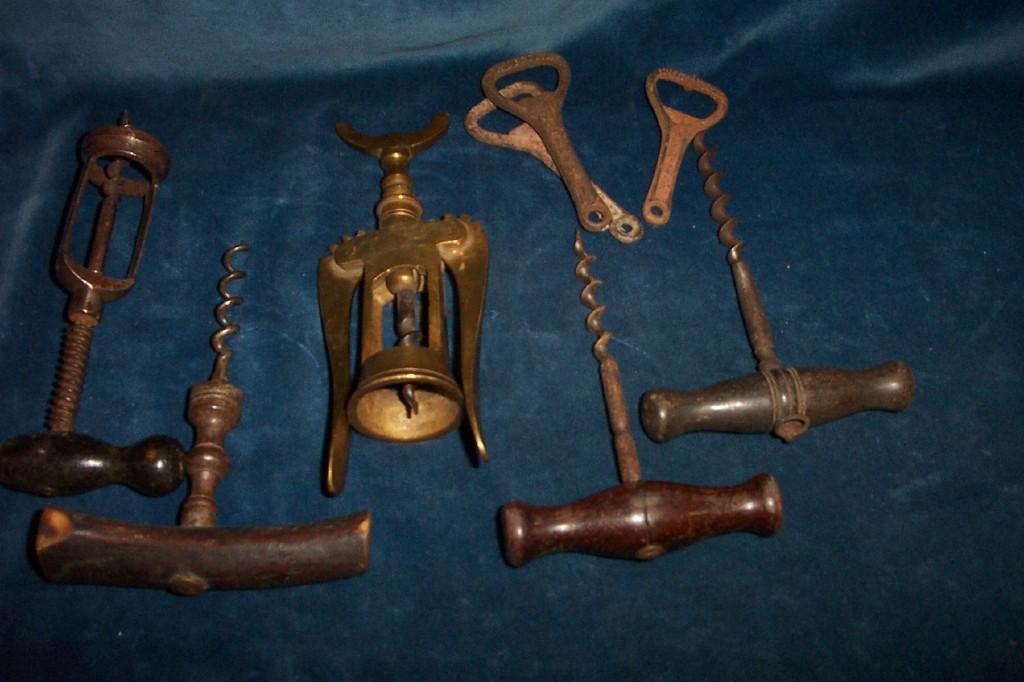 Appraisal: A small collection of various th century and other corkscrews