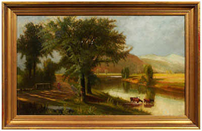 Appraisal: Samuel W Griggs Massachusetts - New Hampshire Landscape signed lower