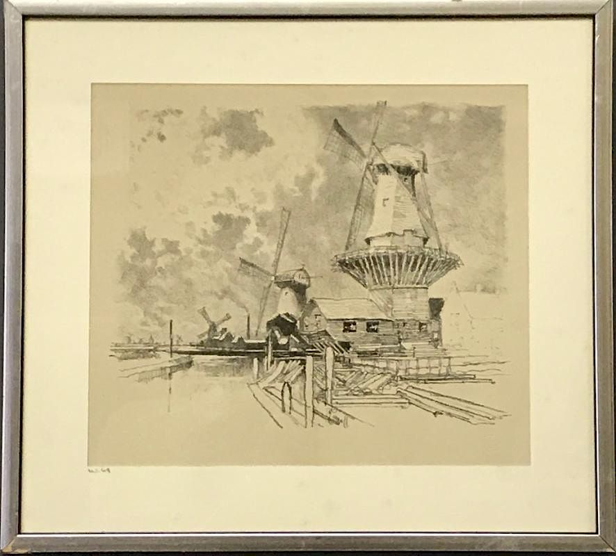 Appraisal: Joseph Pennell Lithograph Joseph Pennell Pennsylvania New York United Kingdom