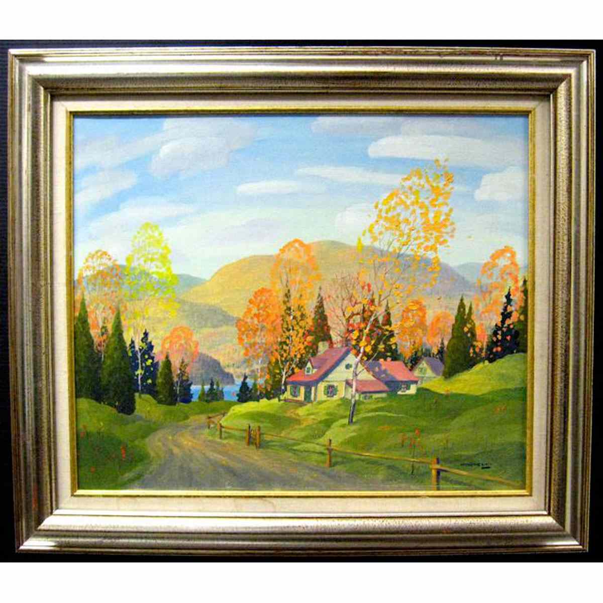 Appraisal: GRAHAM NOBLE NORWELL CANADIAN - FALL IN THE MOUNTAINS OIL