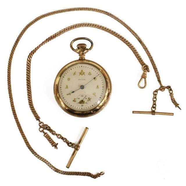 Appraisal: American Waltham Watch Co open face pocket watch c -