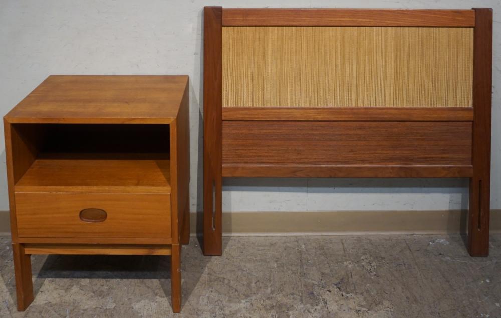 Appraisal: Danish Mid-Century Modern Vitze Teak Side Table on Stand and