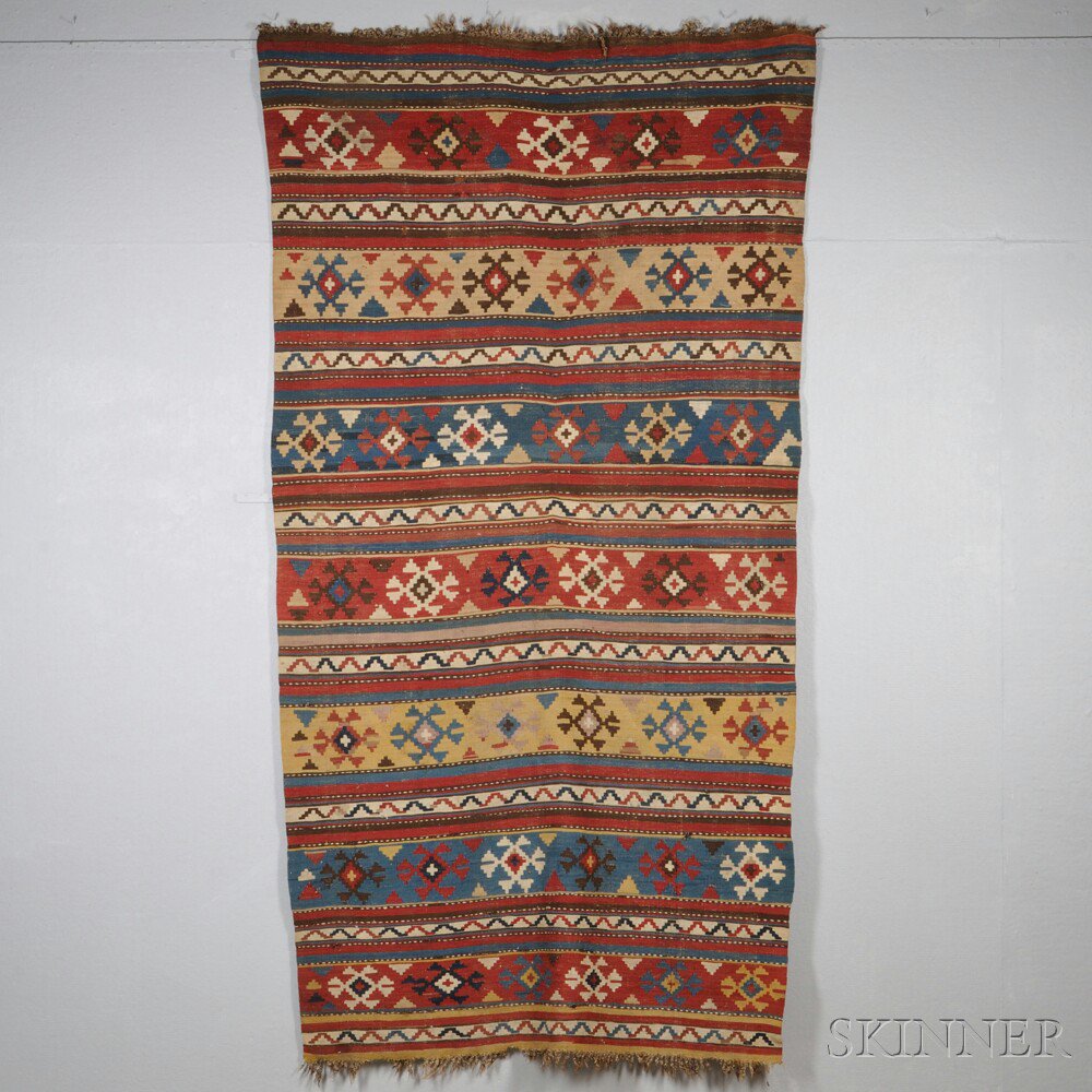 Appraisal: Shirvan Kelim East Caucasus last quarter th century small repairs