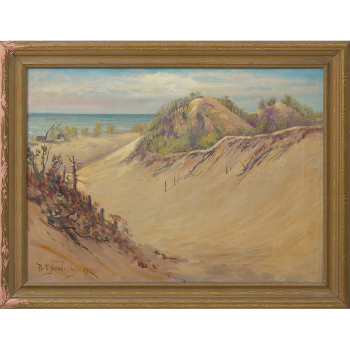 Appraisal: Benjamin Tupper Newman American - Dunes c oil canvas x