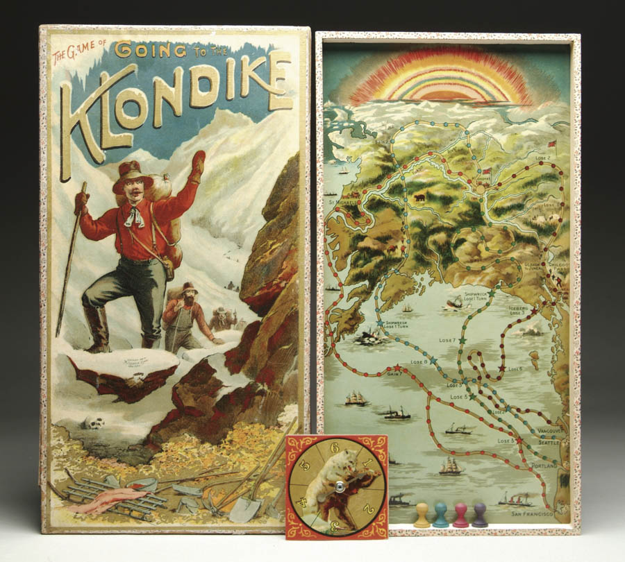 Appraisal: GAME OF GOING TO THE KLONDIKE Ca Early McLoughlin Bros