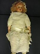 Appraisal: PORCELAIN DOLL This doll is inches tall and has on