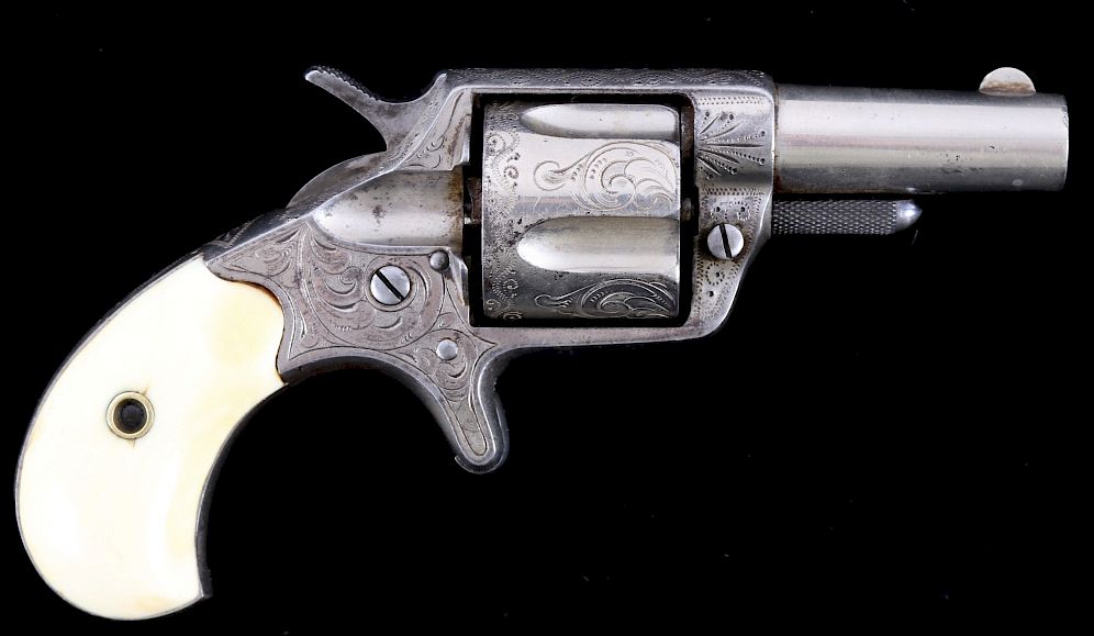 Appraisal: Colt New Line Factory Engraved CAL Revolver This is a