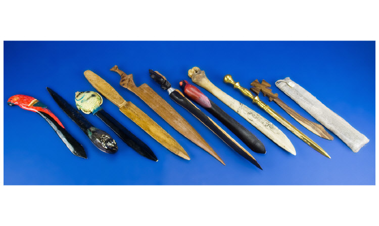 Appraisal: Fine Collection Of Letter Openers and Paper Knives comprising eleven