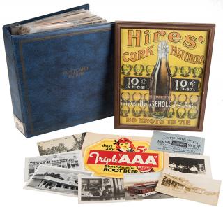 Appraisal: Collection of Over Antique and Vintage Root Beer-Related Postcards Trade