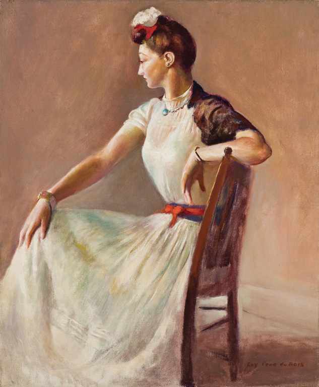 Appraisal: GUY PENE DU BOIS American - ''Lady in White'' Sarah