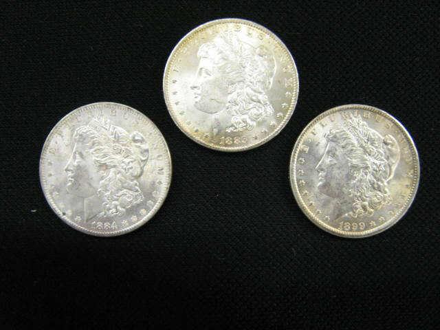 Appraisal: Uncirculated Morgan Silver Dollars all from New Orleans Mint