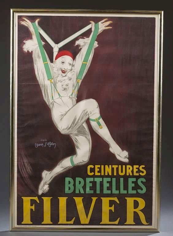 Appraisal: D'ylen Jean Ceintures Bretelles Filver Print D'ylen Jean France -