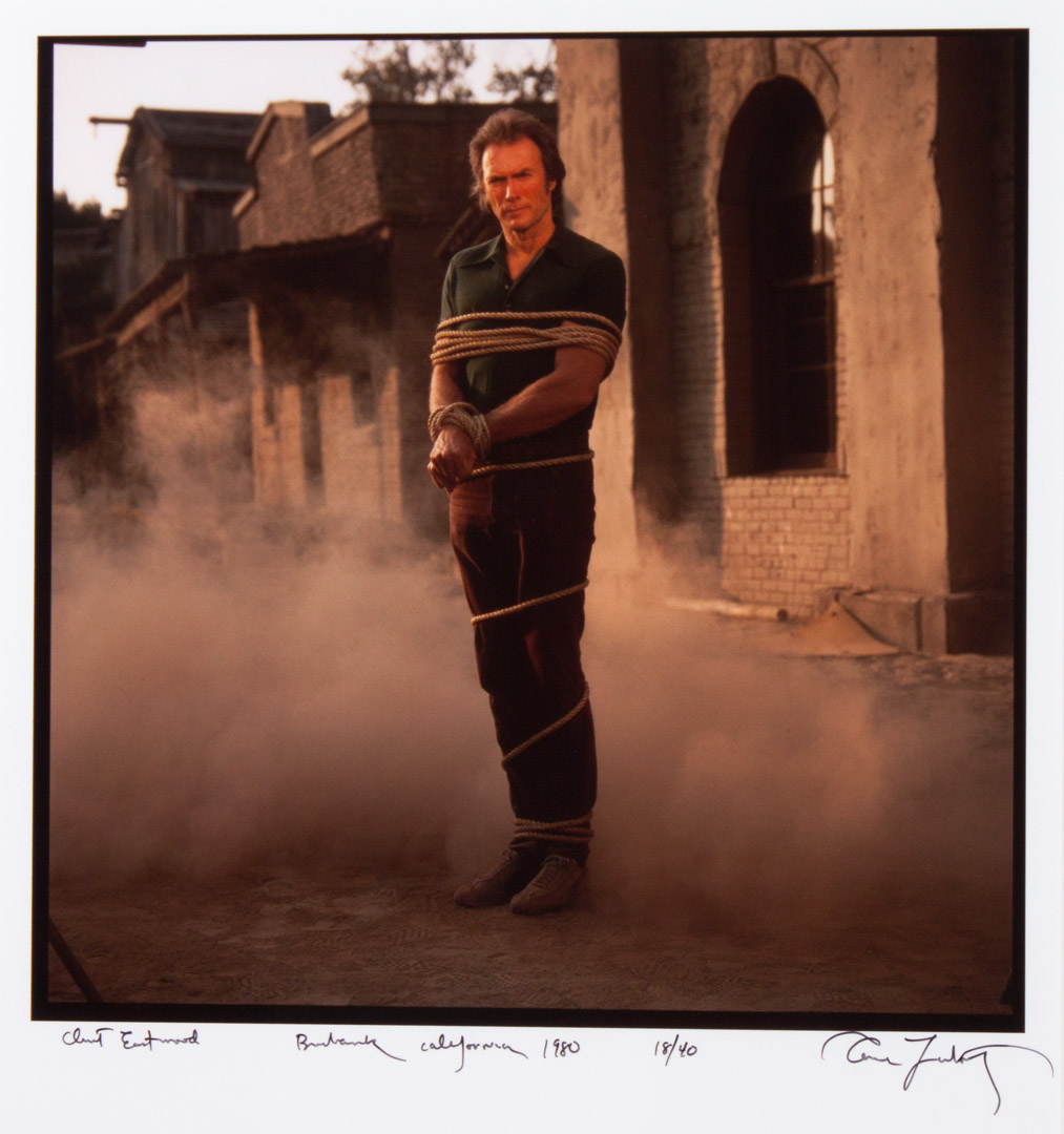 Appraisal: Annie Leibovitz Clint Eastwood cibachrome print American b ed signed