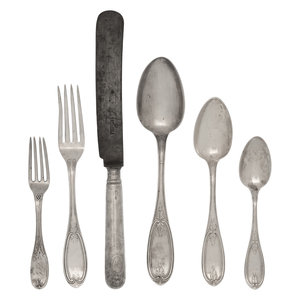 Appraisal: An American Silver Flatware Service Shreve and Brown Co Boston