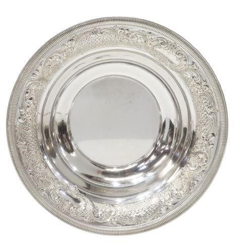 Appraisal: American sterling silver centerpiece serving bowl Ellmore Silver Company in