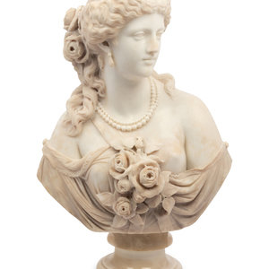 Appraisal: An Italian Marble Bust of a Lady Early th Century