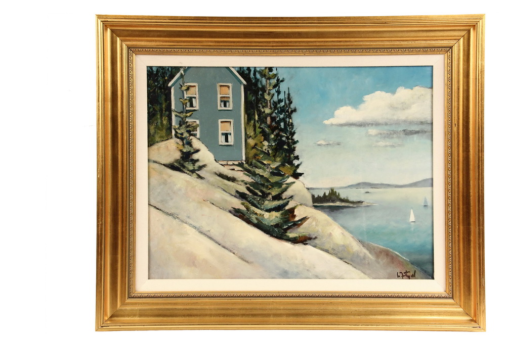 Appraisal: WILLIAM 'BILL' FOTHERGILL Contemporary Bangor Maine - Overlooking Penobscot Bay