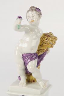 Appraisal: Nymphenburg Porcelain Figure Emblematic of Summer ca The figure of