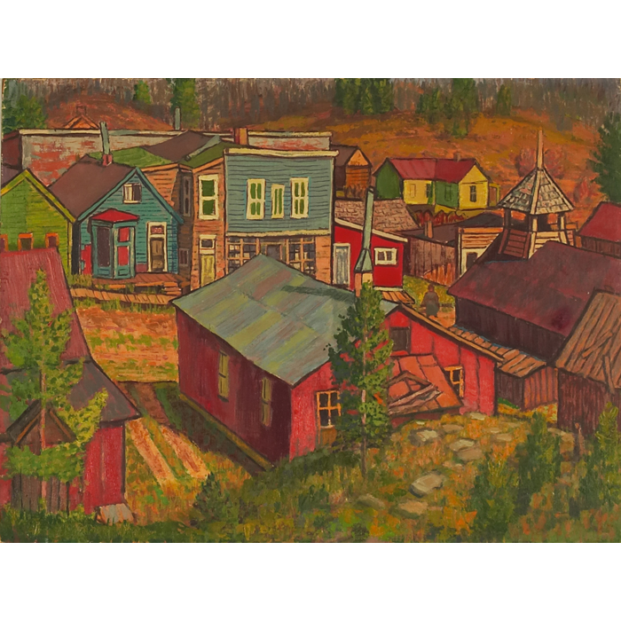 Appraisal: Paul Kauver Smith American - Colorado Mining Town c oil