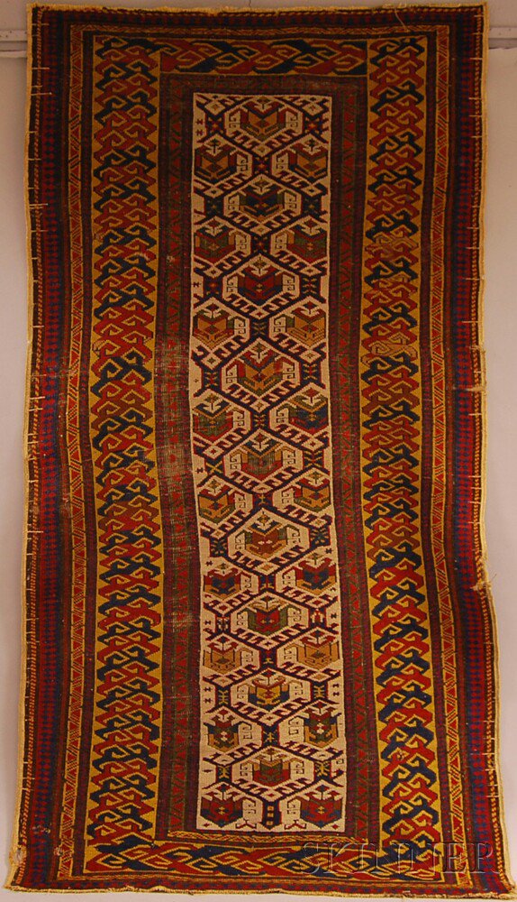 Appraisal: Shirvan Rug East Caucasus late th early th century several