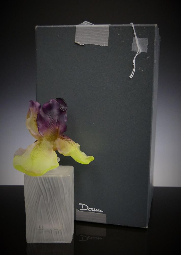 Appraisal: DAUM PATE DE VERE FALCAON PERFUME WITH IRIS IN BOX