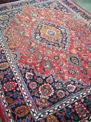 Appraisal: Oriental Rug ' x ' Traditional Persian with red field