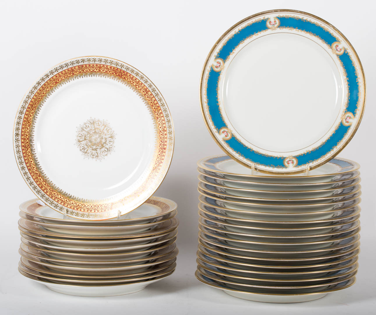 Appraisal: Two stacks of Limoges plates Undernumber