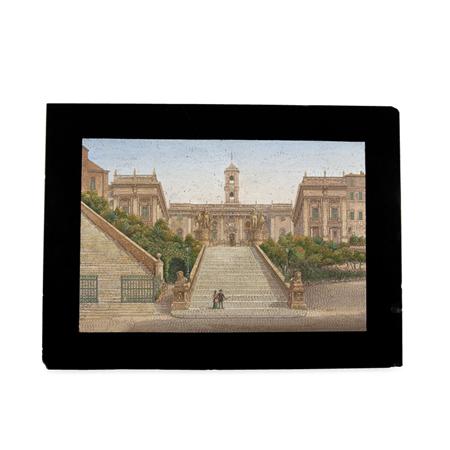 Appraisal: Micromosaic Plaque of the Piazza del Campidoglio Estimate -