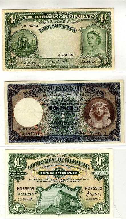 Appraisal: BRITISH AND COLONIAL BANKNOTES various including Reserve Bank of New