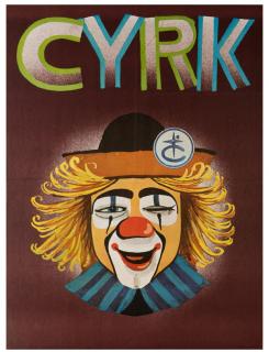 Appraisal: Cyrk Poland WDA Zam ca Depicting a winking clown x