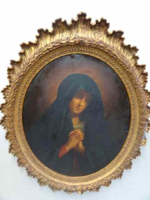 Appraisal: th C O C ''Madonna in Sorrow'' After GiovanniBattista Salvi