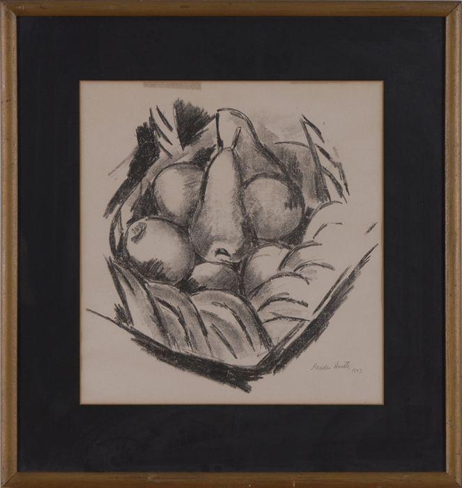 Appraisal: MARSDEN HARTLEY - STILL LIFE WITH PEARS Lithograph on paper