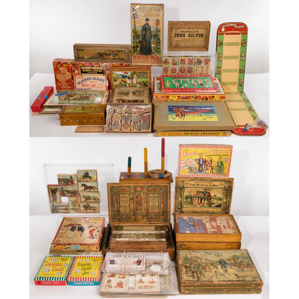 Appraisal: BOARD GAME AND BLOCK ASSORTMENTApproximately items including sets of Richter