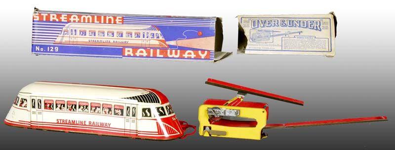 Appraisal: Lot of Tin American Toys with Original Boxes Description ''