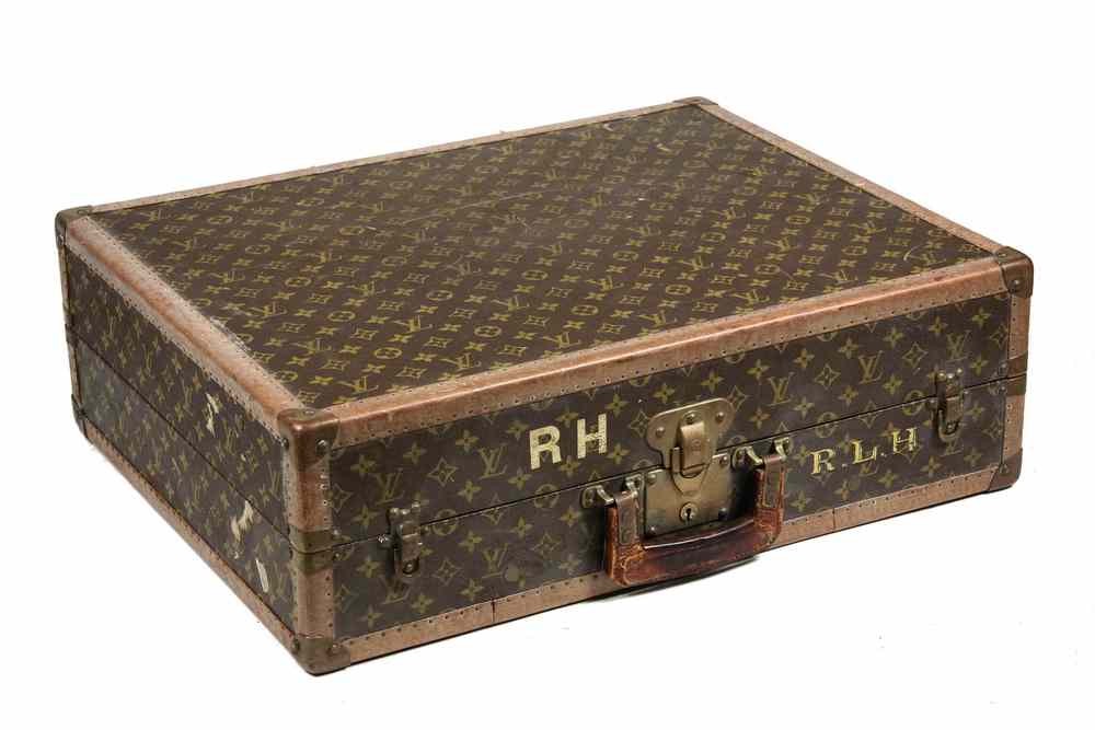 Appraisal: SUITCASE - Louis Vuitton hard side suitcase s n with