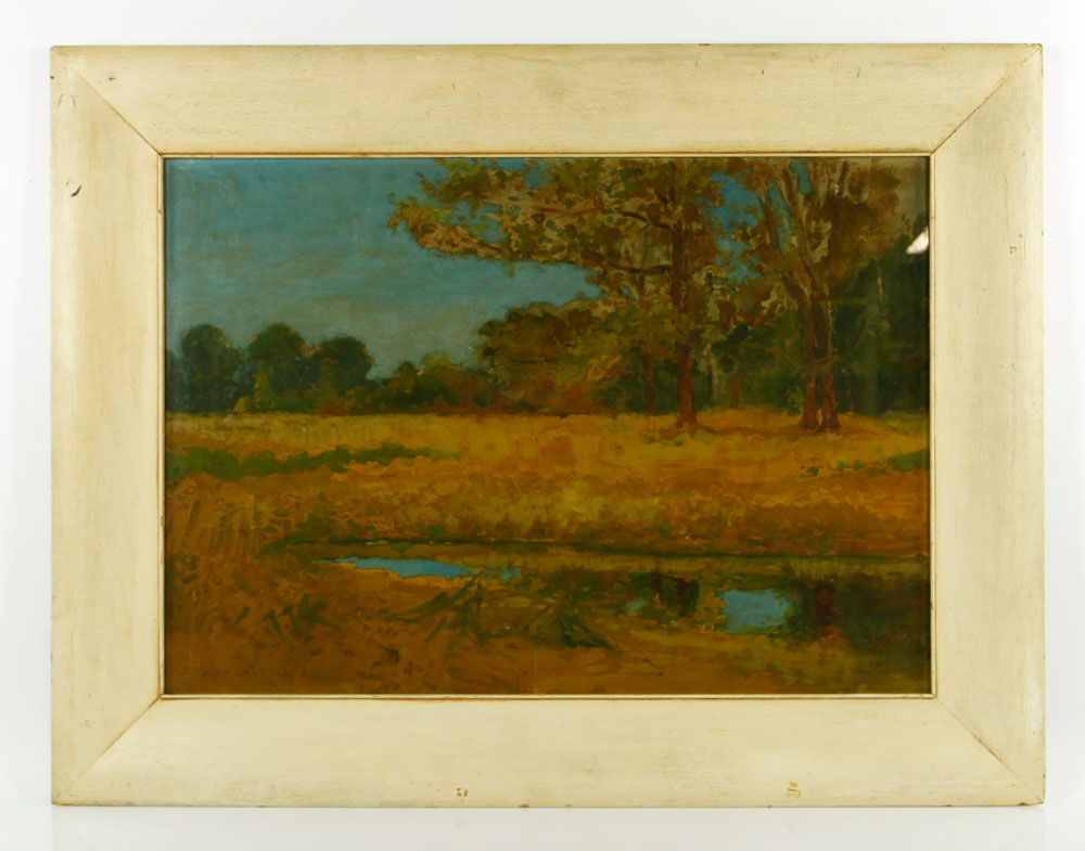 Appraisal: - Scheuerle Landscape W C Joseph Scheuerle Austrian-American - yellow